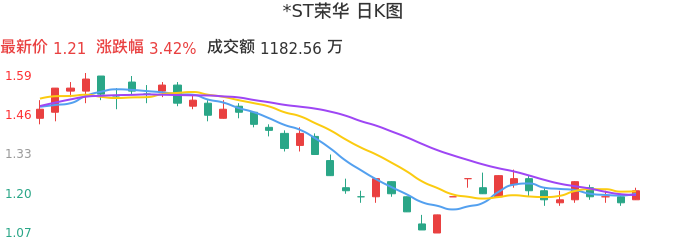 整体分析-日K图：*ST荣华股票整体分析报告