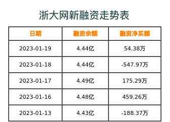 浙大网新融资表