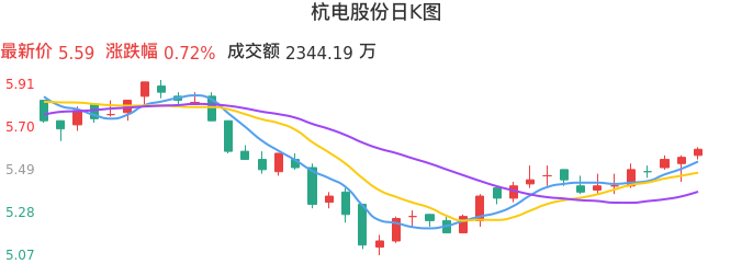 整体分析-日K图：杭电股份股票整体分析报告