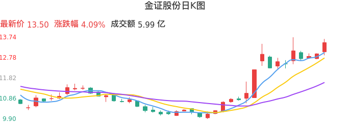 整体分析-日K图：金证股份股票整体分析报告