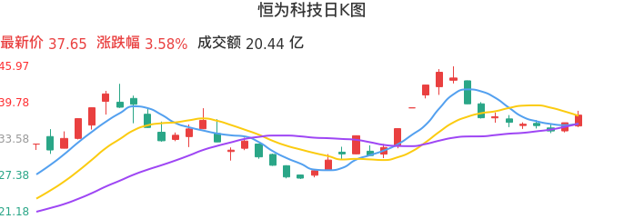 整体分析-日K图：恒为科技股票整体分析报告