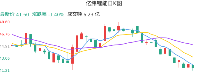 整体分析-日K图：亿纬锂能股票整体分析报告