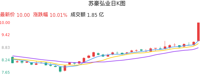 整体分析-日K图：苏豪弘业股票整体分析报告