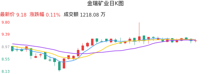 整体分析-日K图：金瑞矿业股票整体分析报告