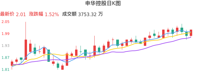 整体分析-日K图：申华控股股票整体分析报告