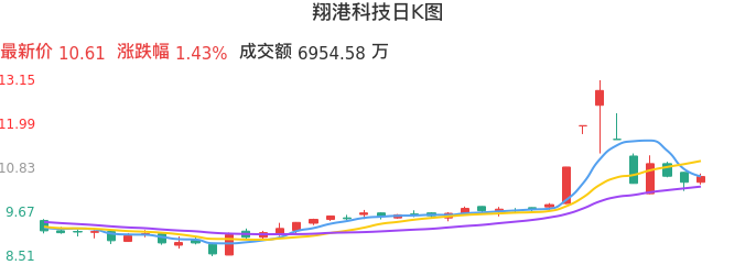 整体分析-日K图：翔港科技股票整体分析报告