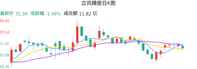 整体分析-日K图：立讯精密股票整体分析报告