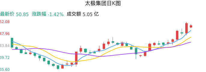 整体分析-日K图：太极集团股票整体分析报告