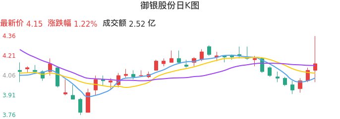 整体分析-日K图：御银股份股票整体分析报告
