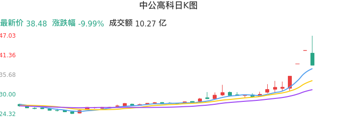 整体分析-日K图：中公高科股票整体分析报告