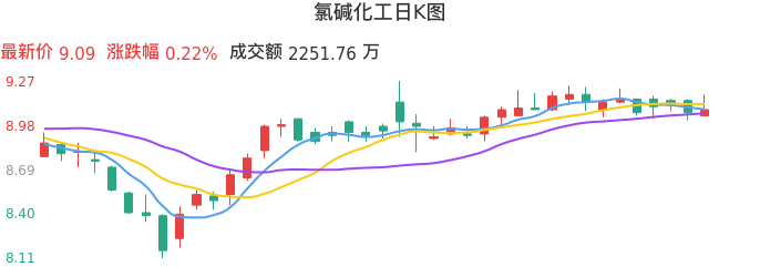 整体分析-日K图:氯碱化工股票整体分析报告