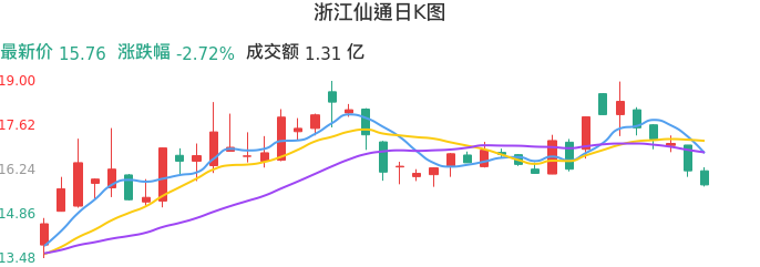整体分析-日K图：浙江仙通股票整体分析报告