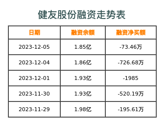 健友股份融资表