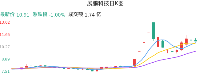 整体分析-日K图：展鹏科技股票整体分析报告
