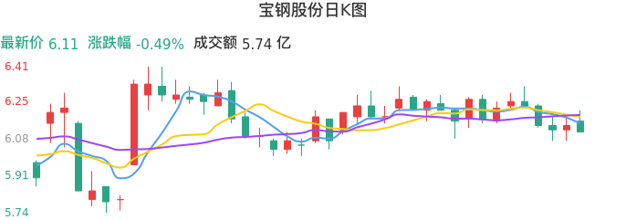 整体分析-日K图:宝钢股份股票整体分析报告