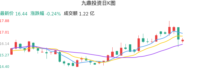 整体分析-日K图：九鼎投资股票整体分析报告