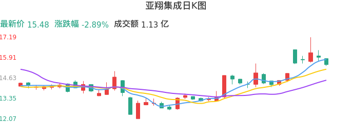 整体分析-日K图：亚翔集成股票整体分析报告
