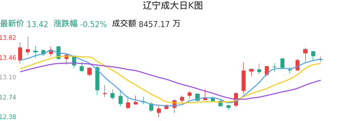 整体分析-日K图：辽宁成大股票整体分析报告