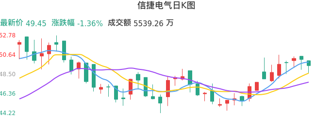 整体分析-日K图：信捷电气股票整体分析报告