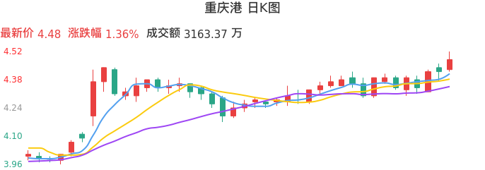 整体分析-日K图：重庆港股票整体分析报告