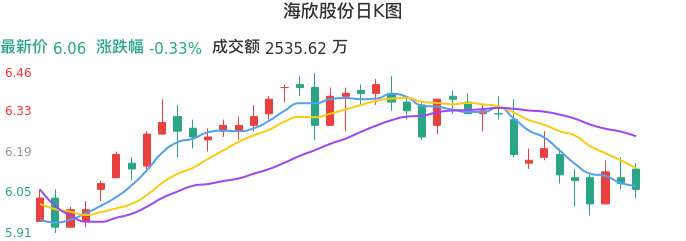 整体分析-日K图：海欣股份股票整体分析报告