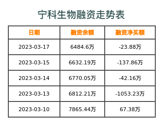 宁科生物融资表