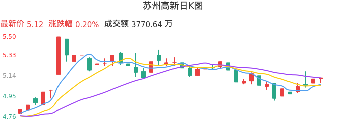 整体分析-日K图：苏州高新股票整体分析报告