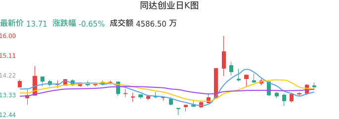 整体分析-日K图：同达创业股票整体分析报告