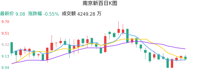 整体分析-日K图：南京新百股票整体分析报告