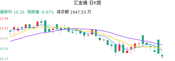 整体分析-日K图：汇金通股票整体分析报告