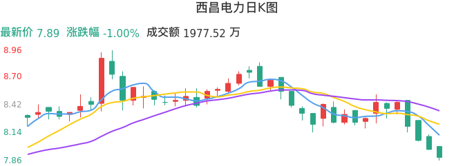 整体分析-日K图：西昌电力股票整体分析报告