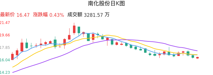 整体分析-日K图：南化股份股票整体分析报告