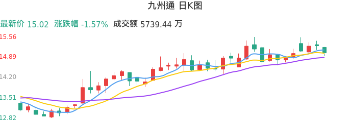 整体分析-日K图：九州通股票整体分析报告