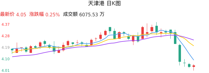 整体分析-日K图:天津港股票整体分析报告