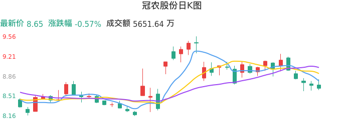 整体分析-日K图：冠农股份股票整体分析报告