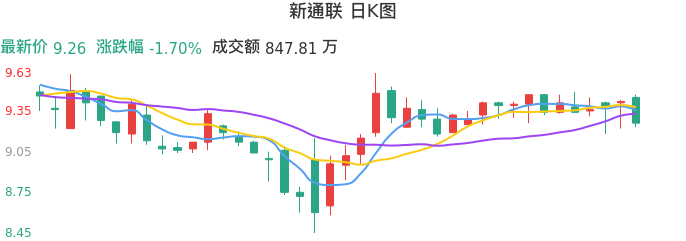 整体分析-日K图：新通联股票整体分析报告