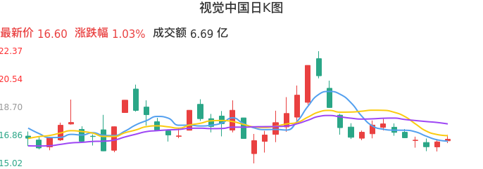 整体分析-日K图：视觉中国股票整体分析报告