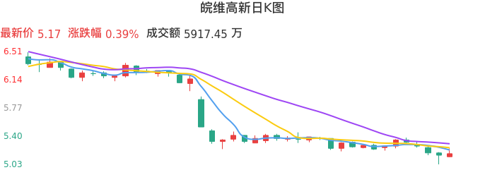 整体分析-日K图：皖维高新股票整体分析报告