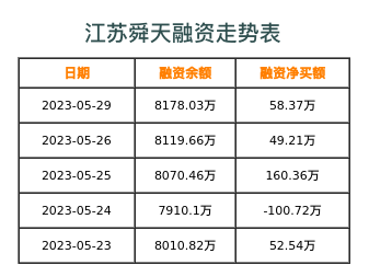 江苏舜天融资表