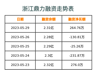 浙江鼎力融资表