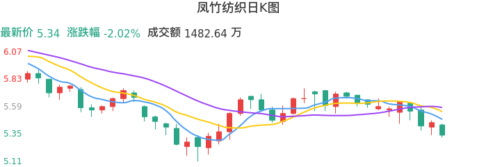 整体分析-日K图：凤竹纺织股票整体分析报告