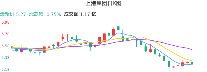 整体分析-日K图：上港集团股票整体分析报告