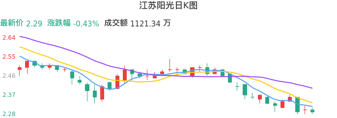 整体分析-日K图：江苏阳光股票整体分析报告