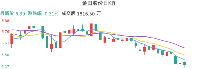 整体分析-日K图:金田股份股票整体分析报告