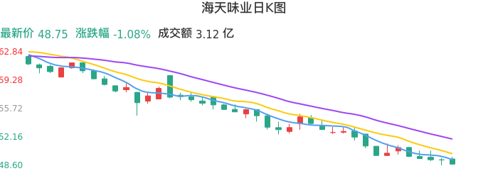 整体分析-日K图：海天味业股票整体分析报告