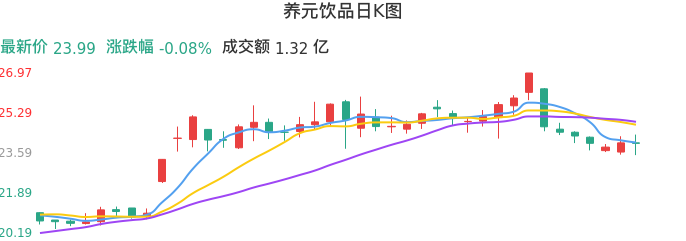 整体分析-日K图:养元饮品股票整体分析报告