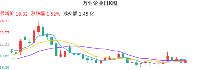 整体分析-日K图：万业企业股票整体分析报告