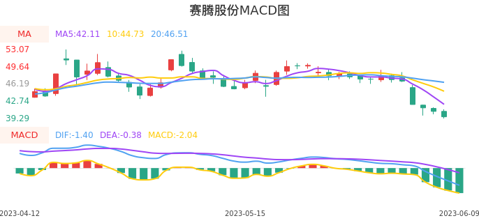 技术面-筹码分布、MACD图：赛腾股份股票技术面分析报告