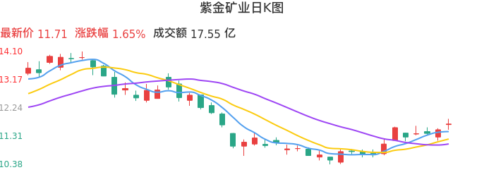 整体分析-日K图：紫金矿业股票整体分析报告