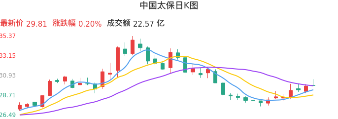 整体分析-日K图：中国太保股票整体分析报告
